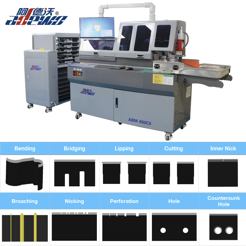 ABM-860C6 (కౌంటర్సంక్ హోల్, బ్రోచ్, నిక్)