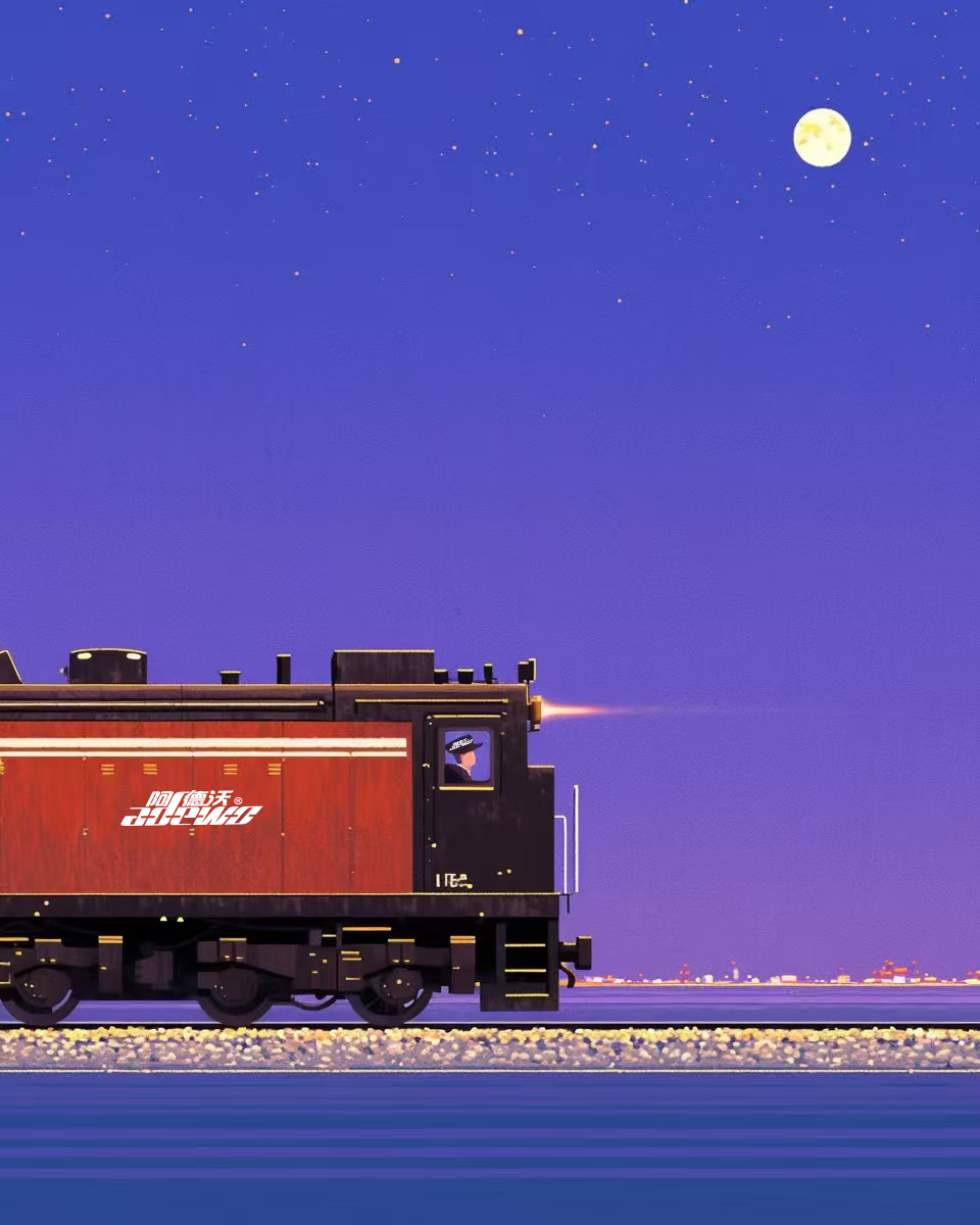 మా రైలును అనుసరించండి!