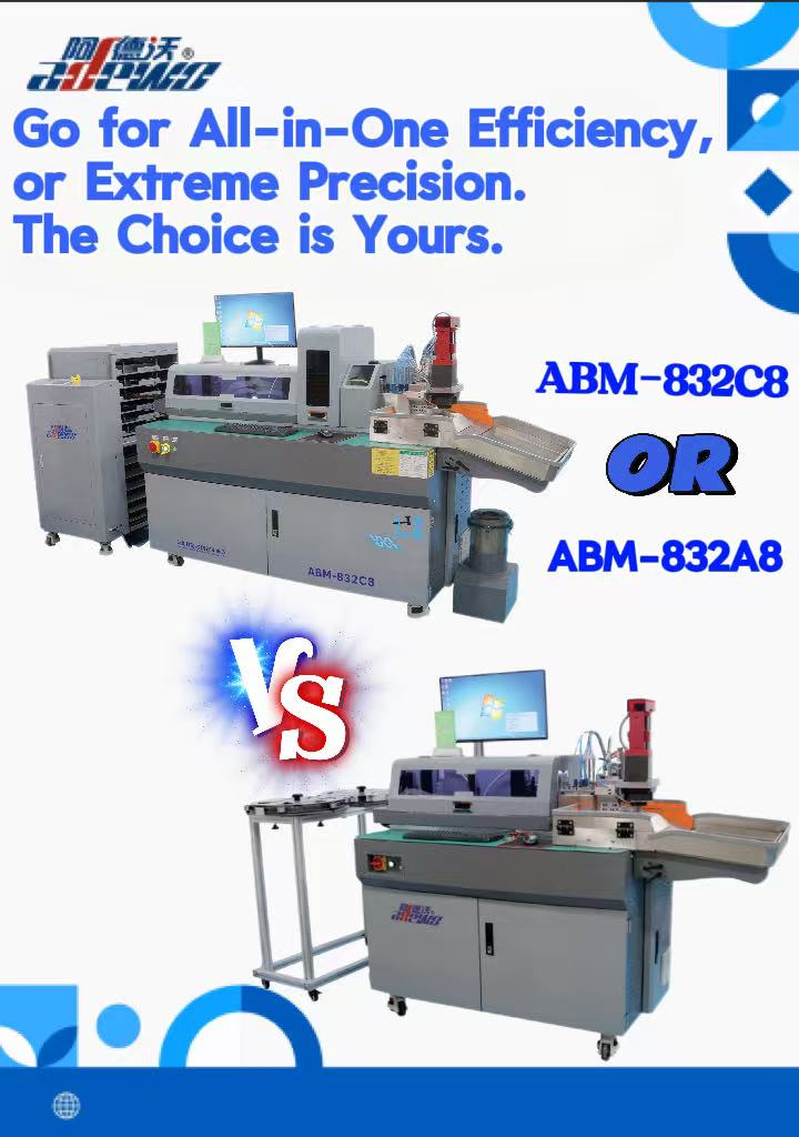 ABM-832A8 & 832C8 హై ఫార్మాబిలిటీ బెండర్‌లు: ఆల్ ఇన్ వన్ ఎఫిషియెన్సీ లేదా ఎక్స్‌ట్రీమ్ ప్రెసిషన్ కోసం వెళ్ళండి. ఎంపిక మీదే.