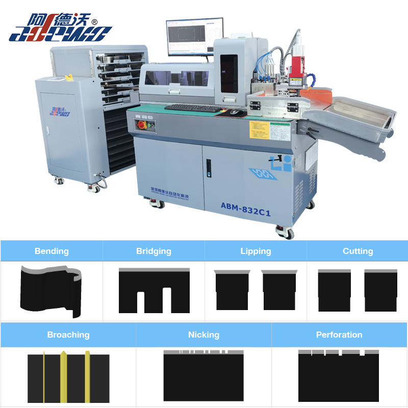 Multi-Functions Label Rule Auto Bending Machine